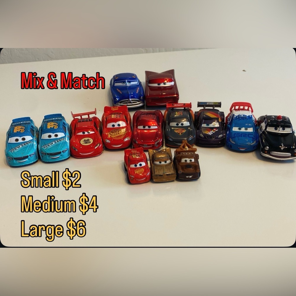 Disney Pixar Cars diecast vehicles